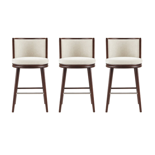 Manhattan Comfort Evalyn Barstool - Set of 3