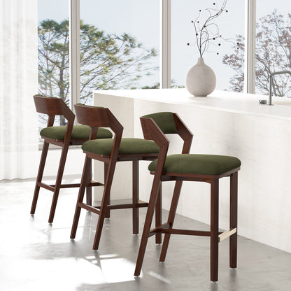 Manhattan Comfort Patricia Barstool - Set of 3