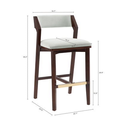 Manhattan Comfort Patricia Barstool - Set of 3