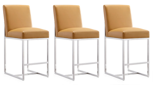 Manhattan Comfort Element Counter Stool  - Set of 3