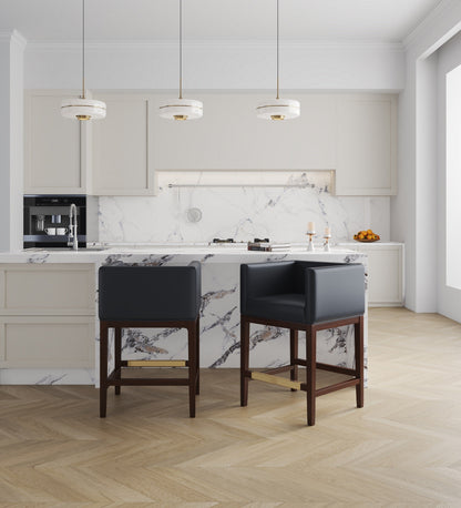 Manhattan Comfort Kingsley Counter Stool  - Set of 3