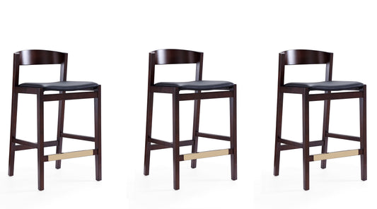 Manhattan Comfort Klismos Counter Stool  - Set of 3