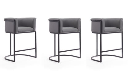 Manhattan Comfort Cosmopolitan Counter Stool  - Set of 3