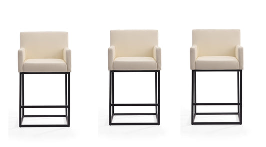 Manhattan Comfort Ambassador Counter Stool  - Set of 3