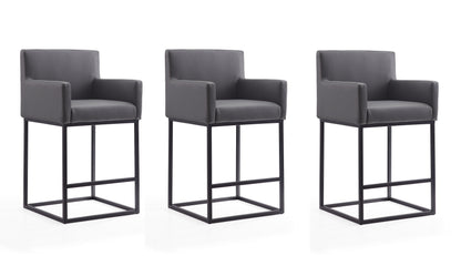 Manhattan Comfort Ambassador Counter Stool  - Set of 3