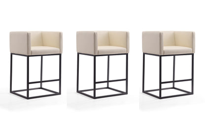 Manhattan Comfort Embassy Counter Stool  - Set of 3