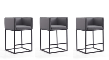 Manhattan Comfort Embassy Counter Stool  - Set of 3