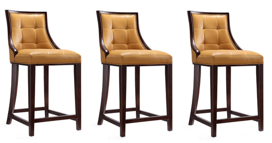 Manhattan Comfort Fifth Avenue Counter Stool  - Set of 3