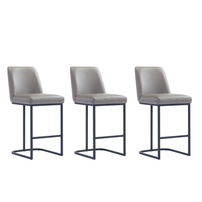 Manhattan Comfort Serena Counter Stool  - Set of 3