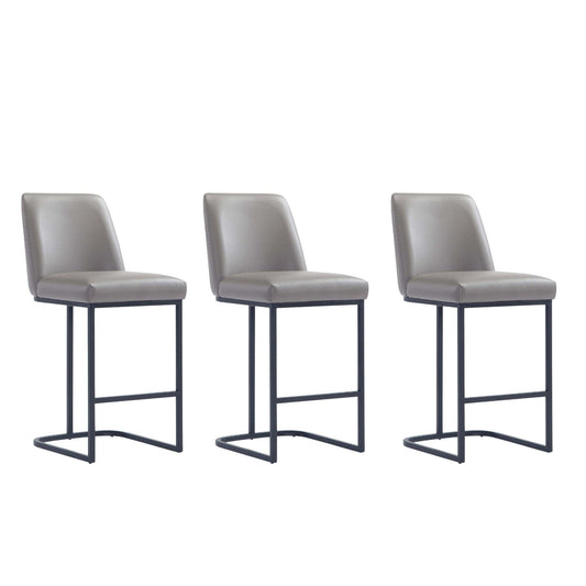 Manhattan Comfort Serena Counter Stool  - Set of 3