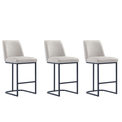 Manhattan Comfort Serena Counter Stool  - Set of 3