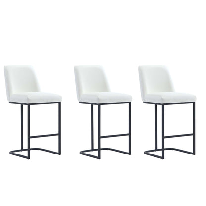 Manhattan Comfort Serena Counter Stool  - Set of 3