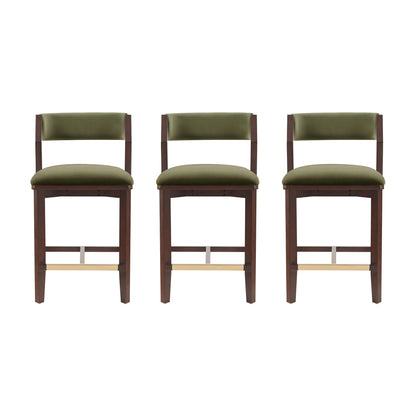 Manhattan Comfort Patricia Counter Stool  - Set of 3