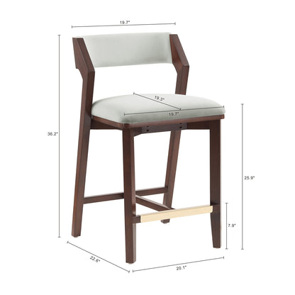 Manhattan Comfort Patricia Counter Stool  - Set of 3