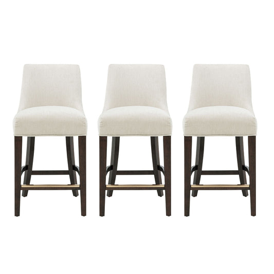 Manhattan Comfort Beever Counter Stool  - Set of 3