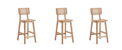 Manhattan Comfort Versailles Counter Stool  - Set of 3