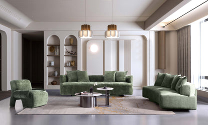Manhattan Comfort 3-Piece Verandah Sofa, XL Sofa, and Accent Chair