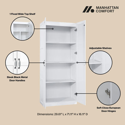 Manhattan Comfort Cornelia Storage Closet