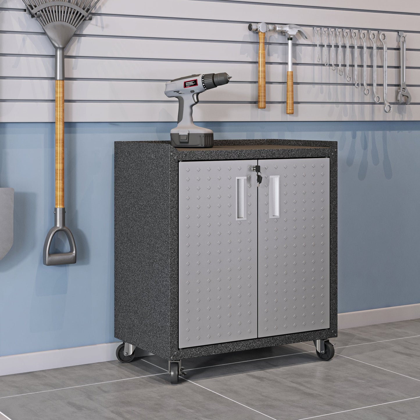 Manhattan Comfort Fortress Garage Cabinet