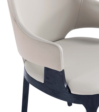 Manhattan Comfort 6-Piece Kara Dining Chair and Arm Chair