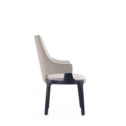 Manhattan Comfort 6-Piece Kara Dining Chair and Arm Chair