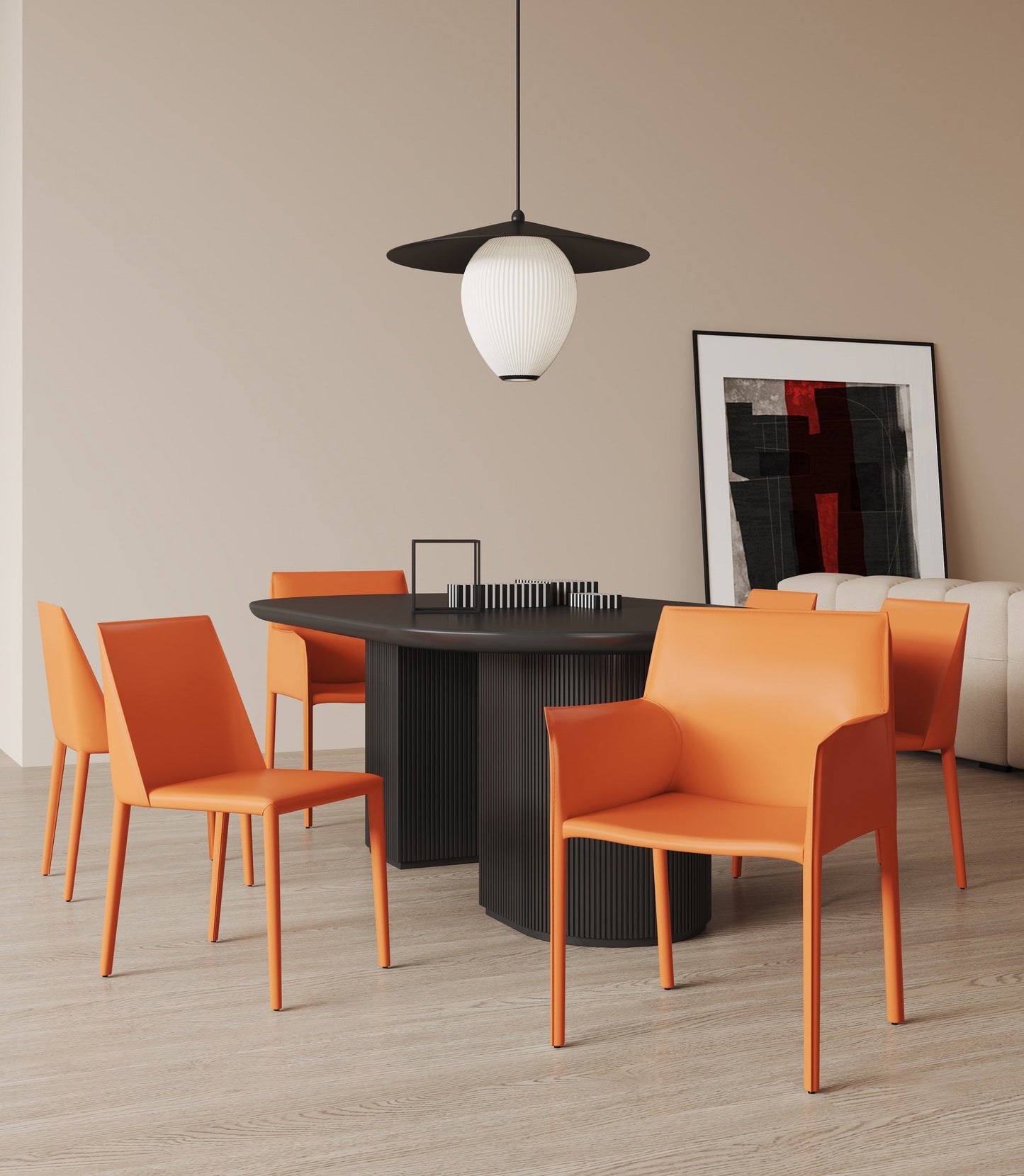 Manhattan Comfort 4-Piece Paris Dining Chairs