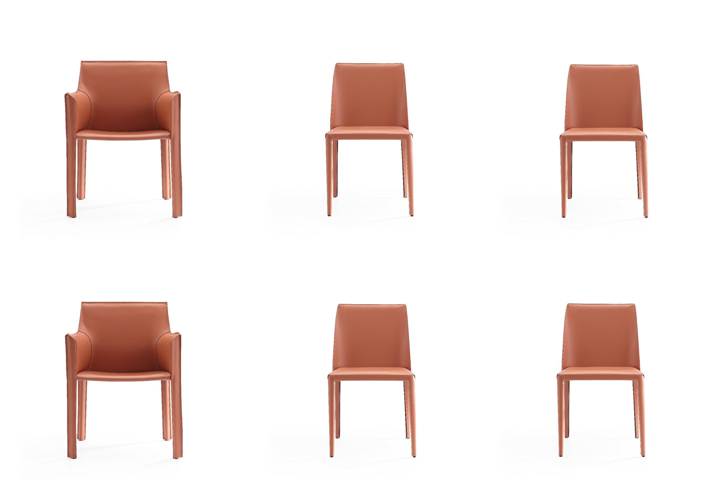 Manhattan Comfort 4-Piece Paris Dining Chairs