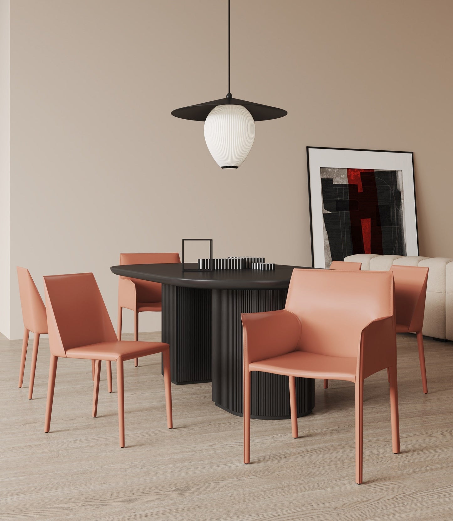 Manhattan Comfort 4-Piece Paris Dining Chairs