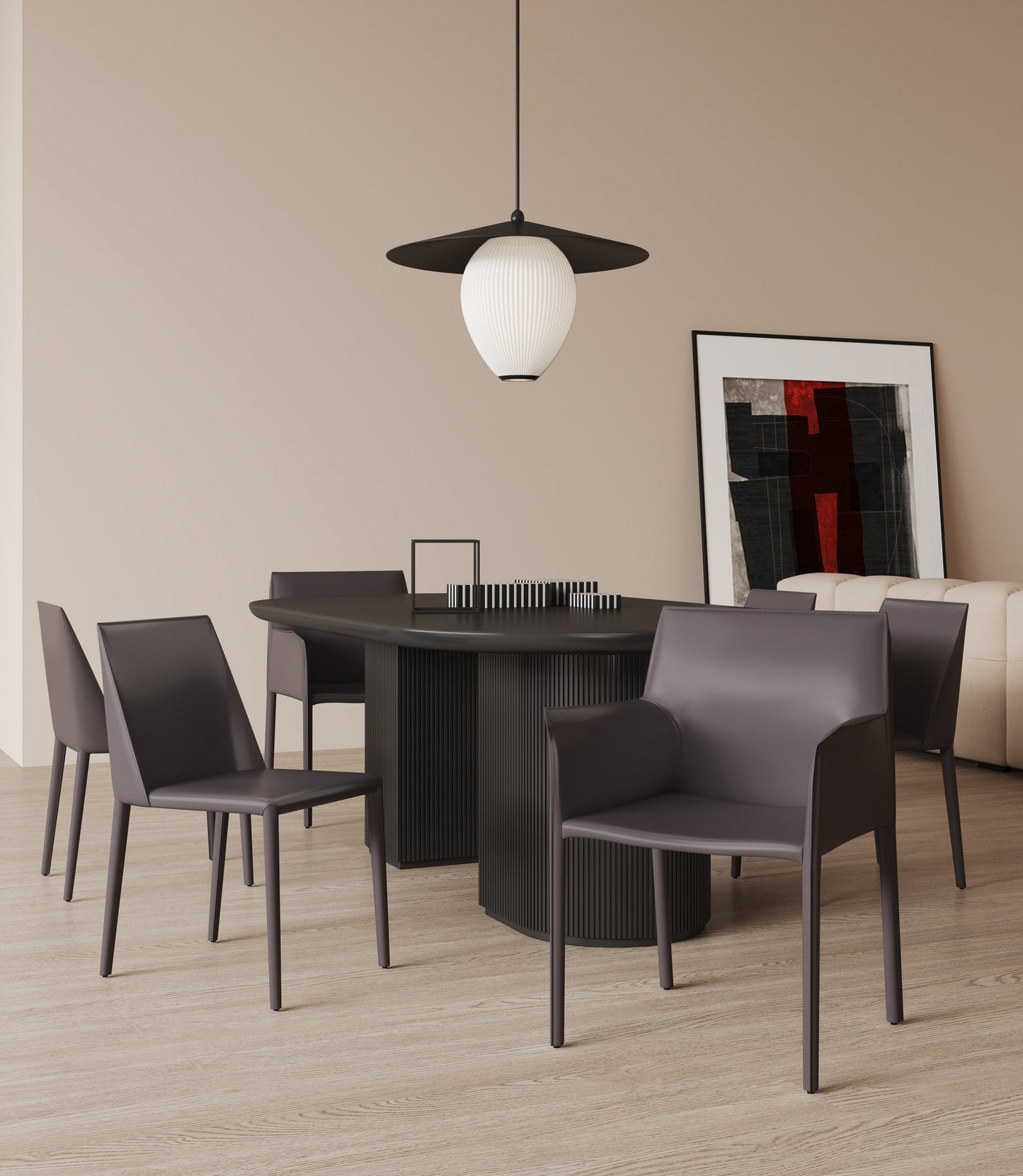 Manhattan Comfort 4-Piece Paris Dining Chairs