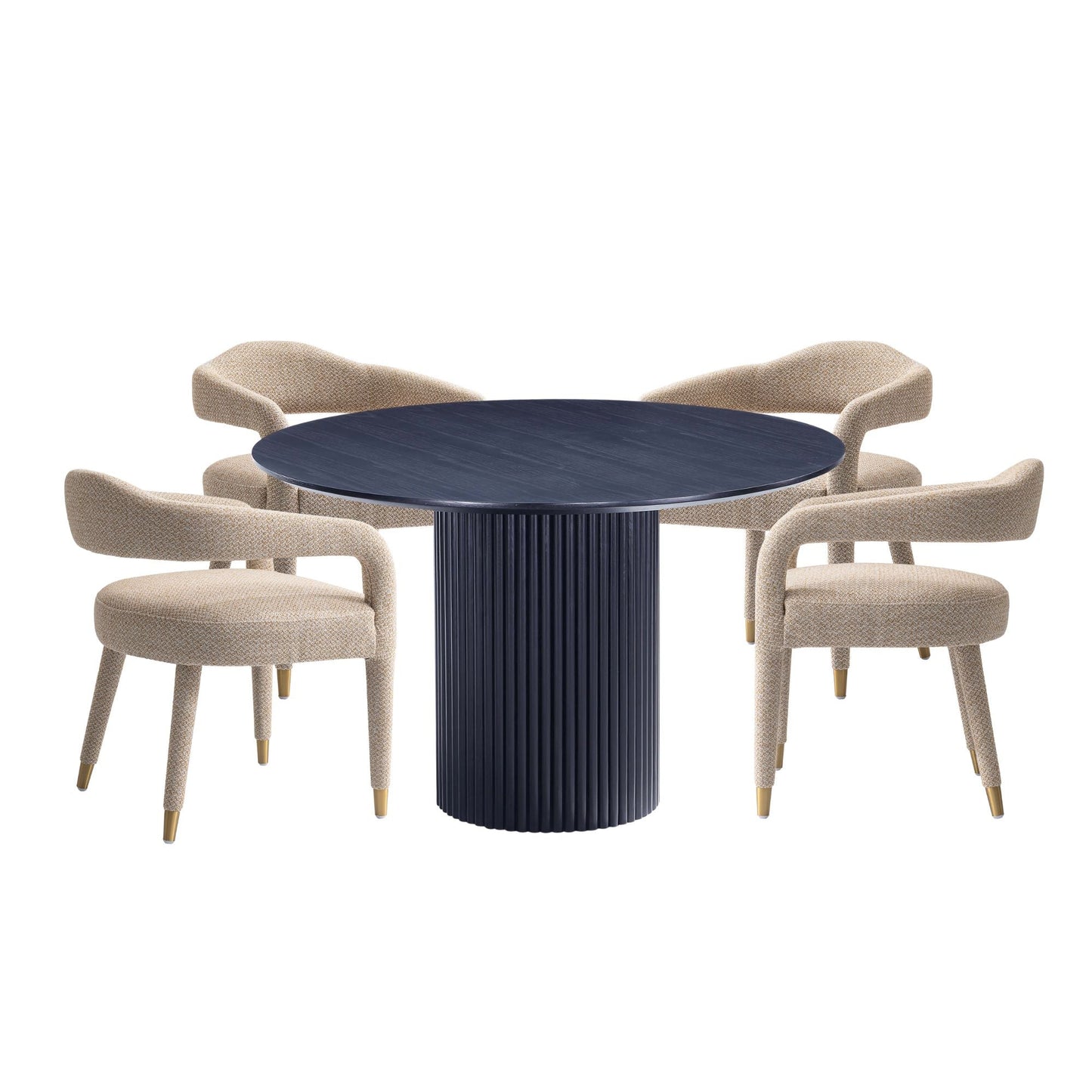 Manhattan Comfort 5-Piece Aspen and Hathaway Dining