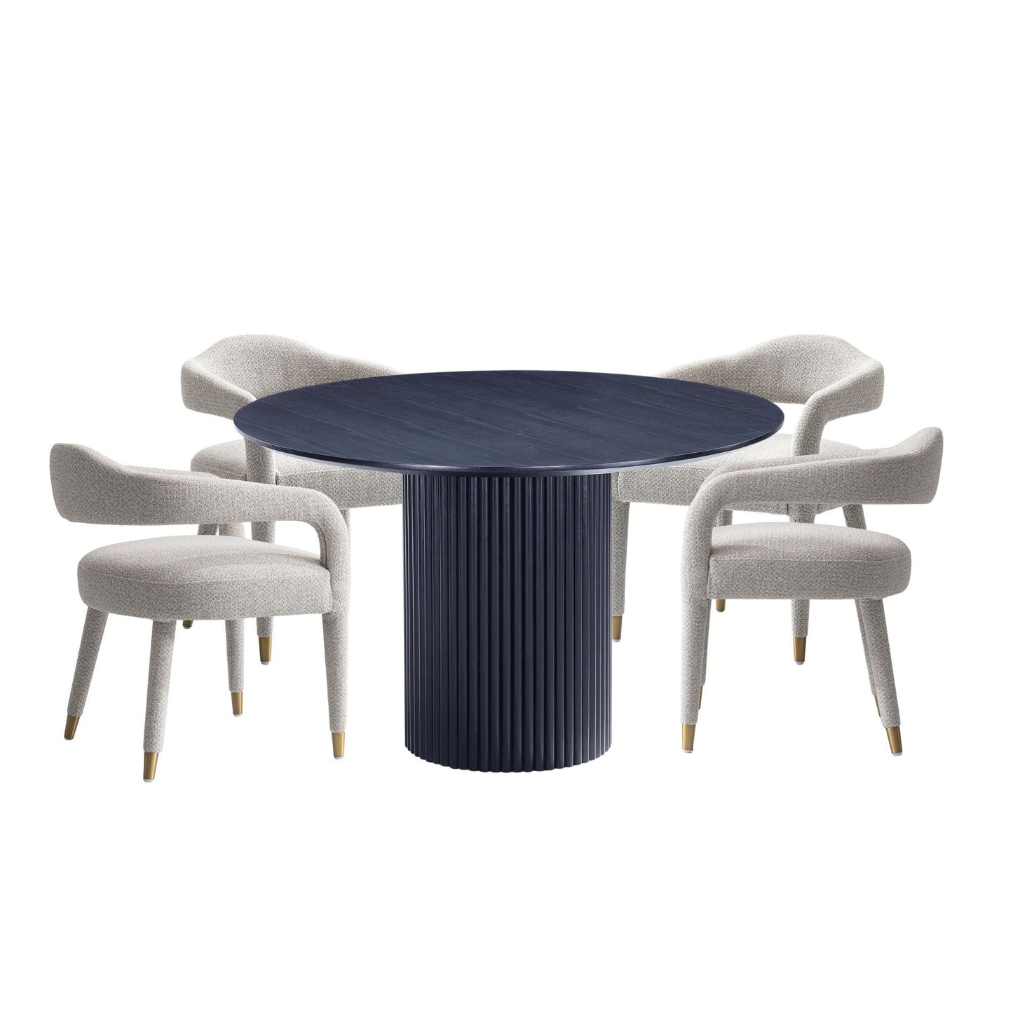Manhattan Comfort 5-Piece Aspen and Hathaway Dining