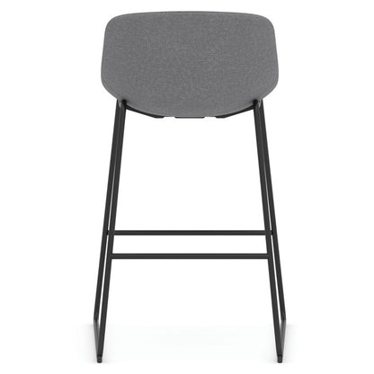 OfficeSource | Willow | Caf?? Height Bistro Stool with Black Sled Base