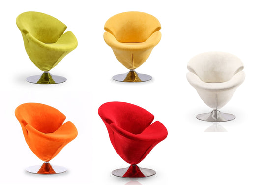 Manhattan Comfort Tulip Accent Chairs - Set of 5