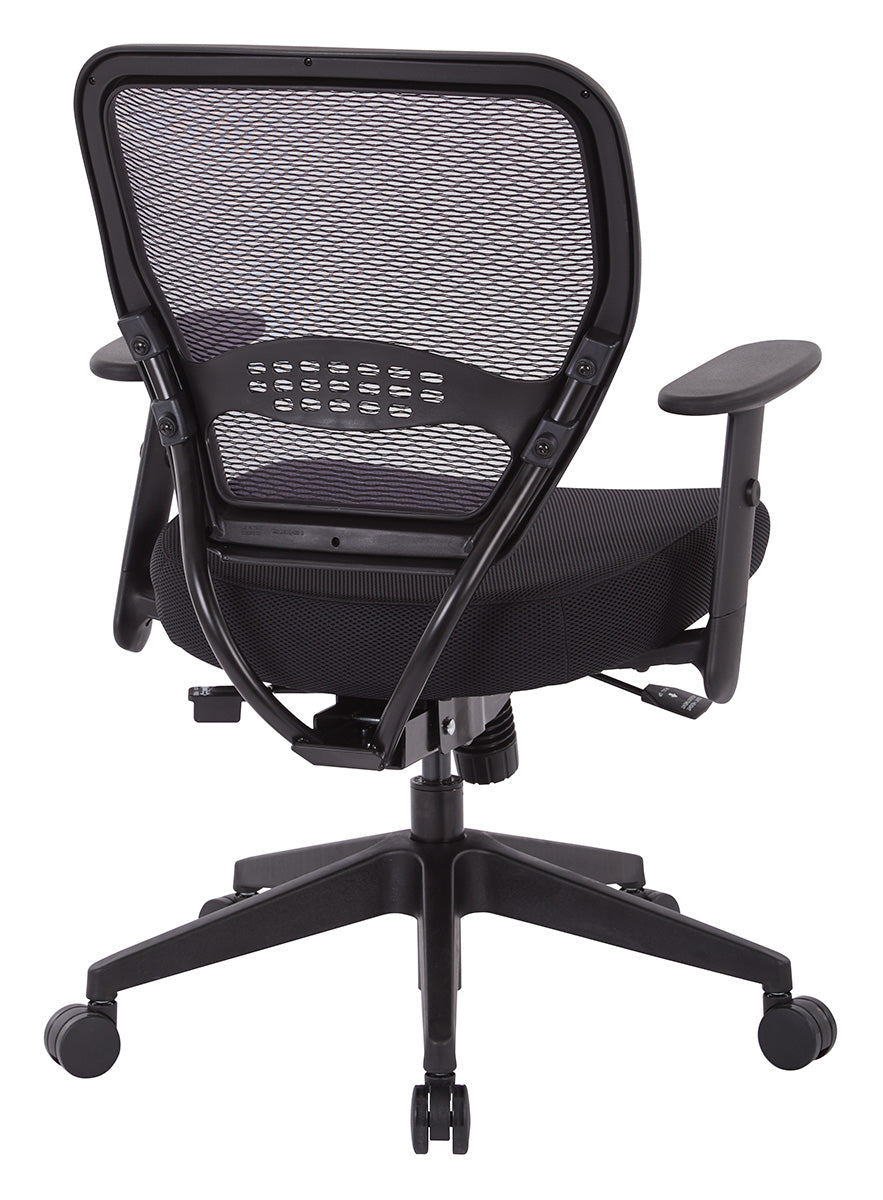 Air Grid® Back and Black Mesh Seat, Adjustable Angled Arms, Seat Slider and
Angled Nylon Base