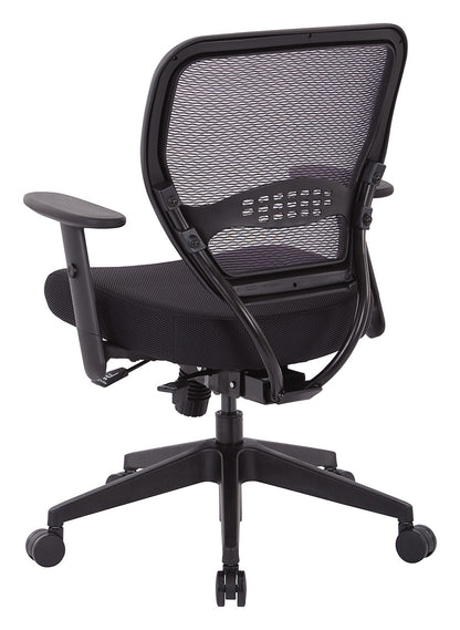 Air Grid® Back and Black Mesh Seat, Adjustable Angled Arms, Seat Slider and
Angled Nylon Base