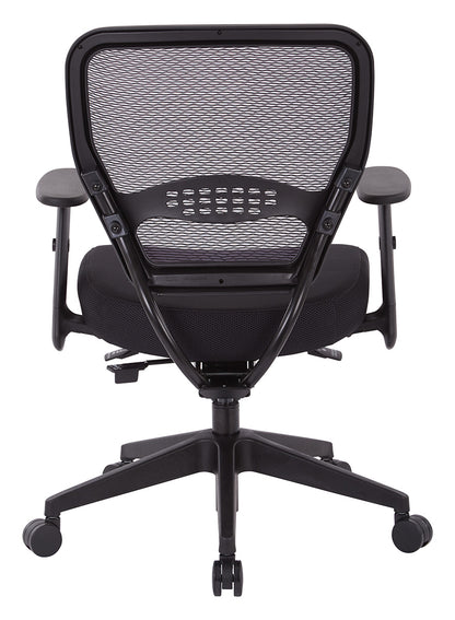 Air Grid® Back and Black Mesh Seat, Adjustable Angled Arms, Seat Slider and
Angled Nylon Base