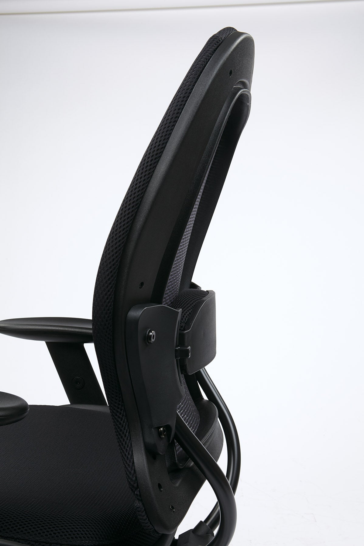 Air Grid® Back and Mesh Seat Manager’s Chair with Adjustable Angled Arms, Adjustable
Lumbar and Angled Nylon Base