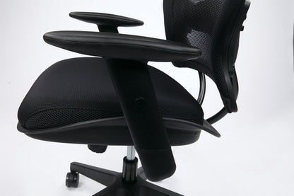 Air Grid® Back and Mesh Seat Manager’s Chair with Adjustable Angled Arms, Adjustable
Lumbar and Angled Nylon Base