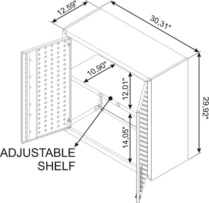 Manhattan Comfort Fortress Garage Cabinet