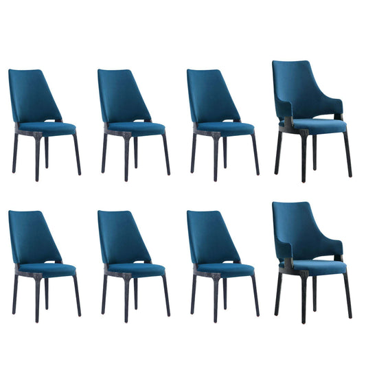 Manhattan Comfort 8-Piece Kara Dining Chair and Arm Chair