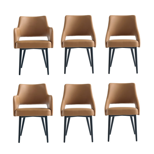 Manhattan Comfort 6-Piece Tremont Dining Chair