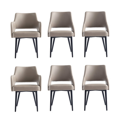 Manhattan Comfort 6-Piece Tremont Dining Chair