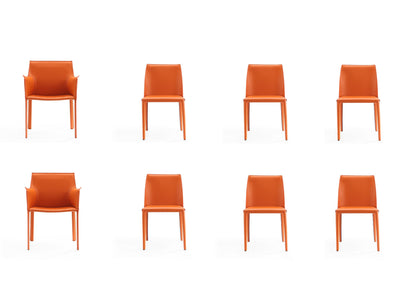 Manhattan Comfort 8-Piece Paris Dining Chairs