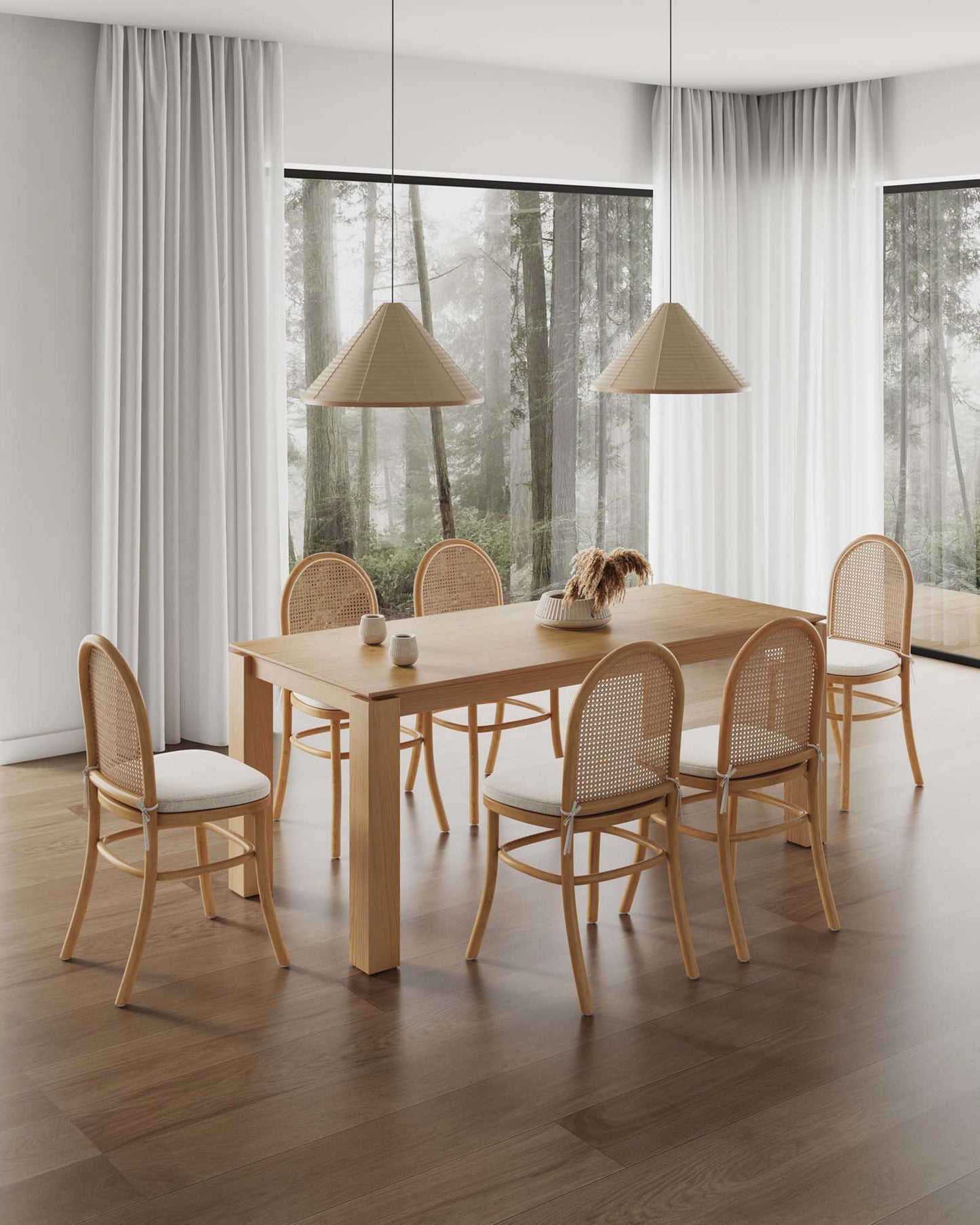 Manhattan Comfort 7-Piece Paragon 1.0 and Rockaway Dining