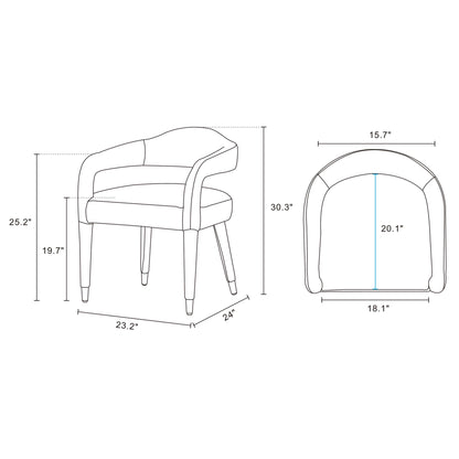 Manhattan Comfort 7-Piece Aspen and Hathaway Dining