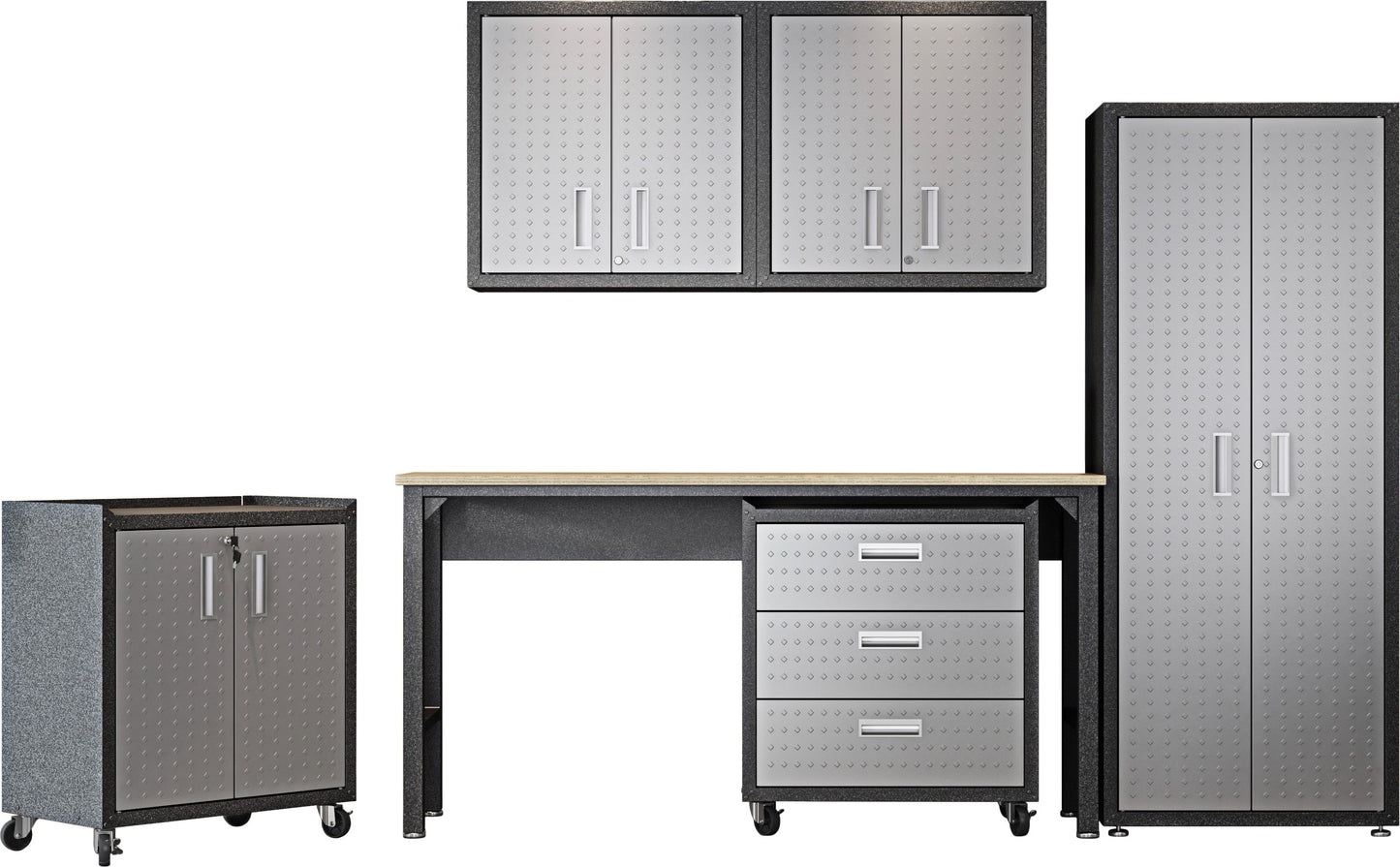 Manhattan Comfort 6-Piece Fortress Garage Set