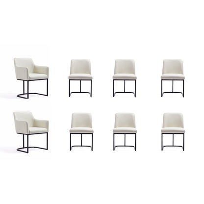 Manhattan Comfort 8-Piece Serena Dining Set