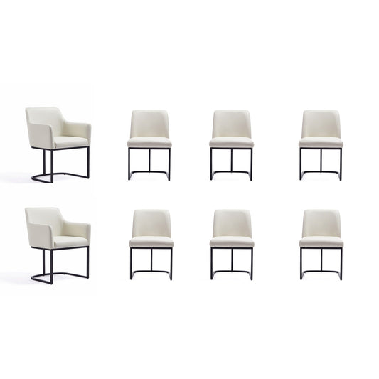 Manhattan Comfort 8-Piece Serena Dining Set