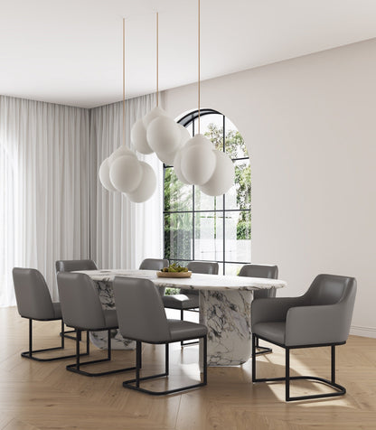 Manhattan Comfort 8-Piece Serena Dining Set
