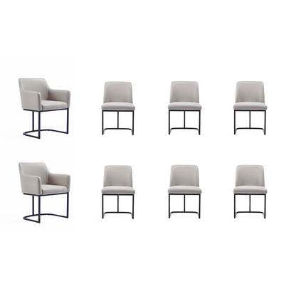 Manhattan Comfort 8-Piece Serena Dining Set